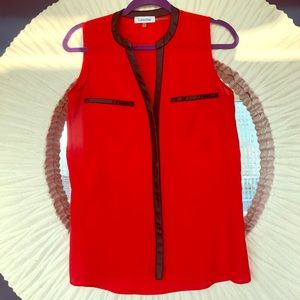 Calvin Klein sleeveless blouse